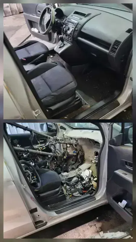 2 לפני אחרי תיקוני רכב בשטח